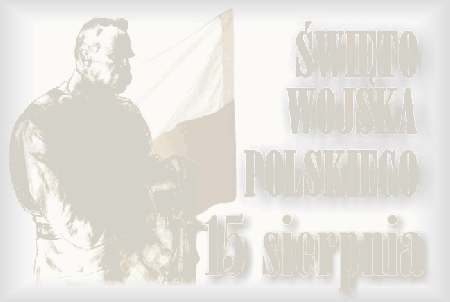 Kartka z żołnierzem i napisem Święto Wojska Polskiego